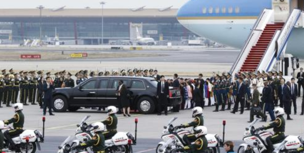 特拉普来访问过中国吗？