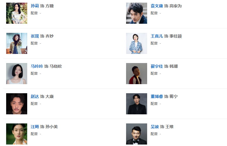 妻子的选择演员表