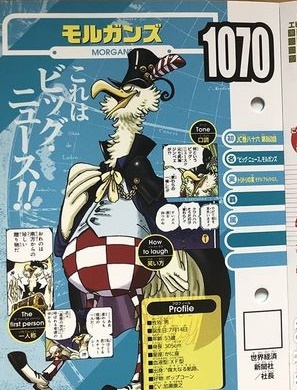 《海贼王》摩根斯的“鸟鸟果实”是最废果实?你如何看待?