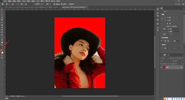 手机上的照片如何更换照片的背景?