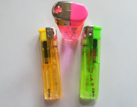 一次性的打火机如何能冲气？