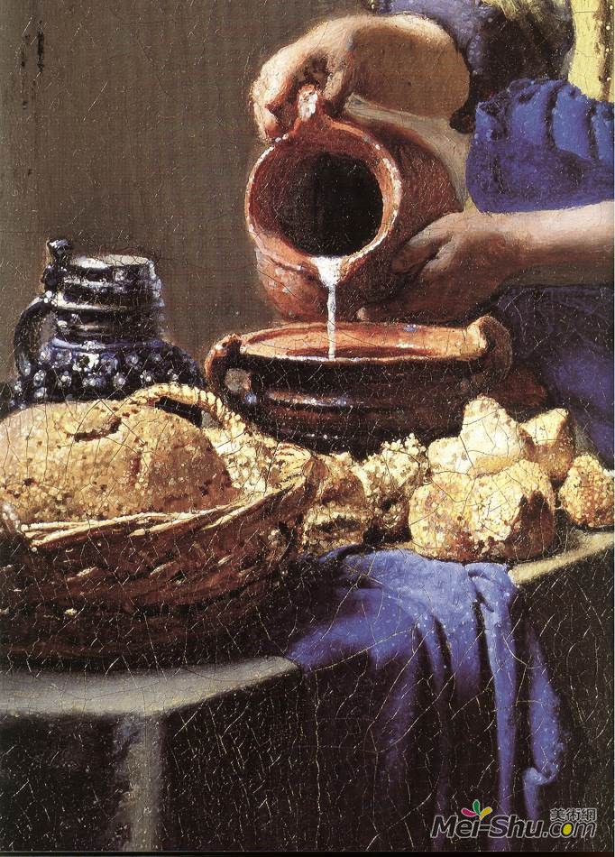 急!!!有谁能分析一下维米尔的《倒牛奶的女仆》