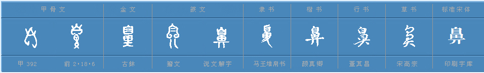 鼻组词有哪些词语