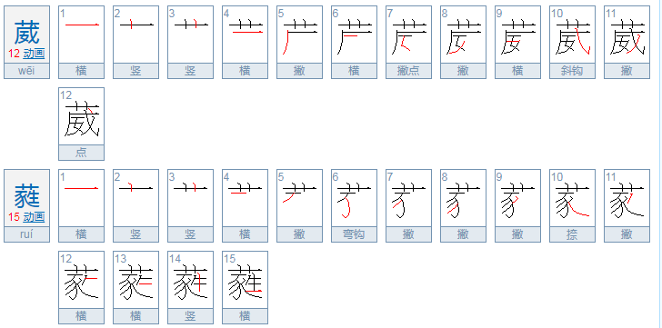 葳蕤菡萏是什么意思