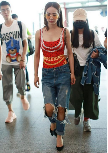 蔡依林穿泳衣上街是怎么回事?