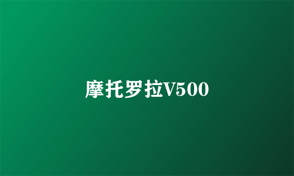 摩托罗拉V500