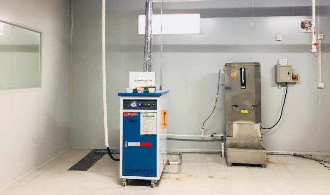 我有一个蒸箱2个立方请问配多少千瓦的电加热蒸汽发生器?