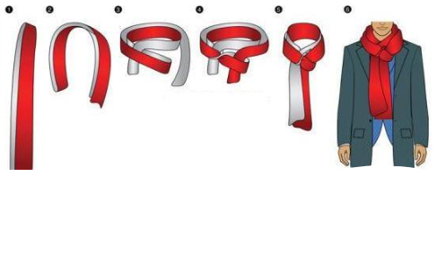 围巾有几种戴法?