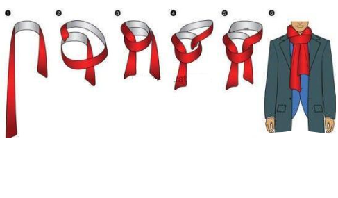 围巾有几种戴法?