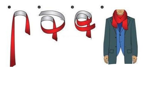 围巾有几种戴法?