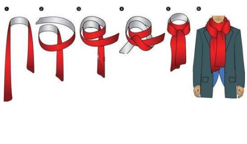 围巾有几种戴法?