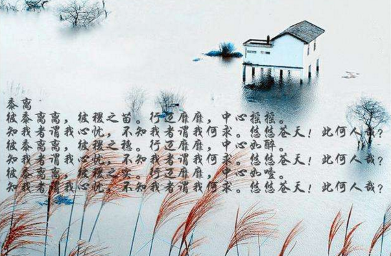 知我者为我心忧,不知我者谓我何求,什么意思?