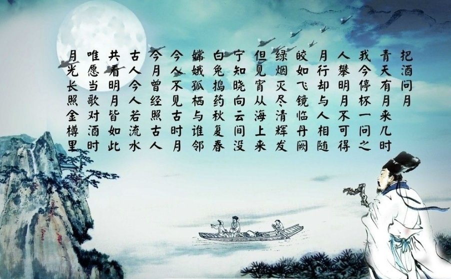 古人不见今时月；今月曾经照古人。什么意思？