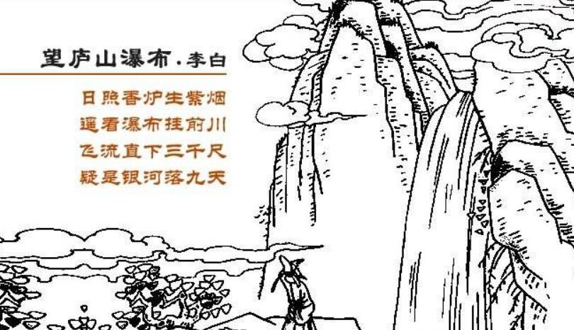 飞流直下三千尺,疑是银河落九天是什么意思