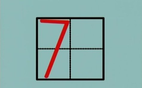 田字格1-10的正确写法是什么?