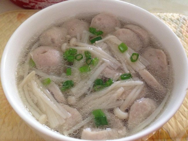 金针菇汤的做法