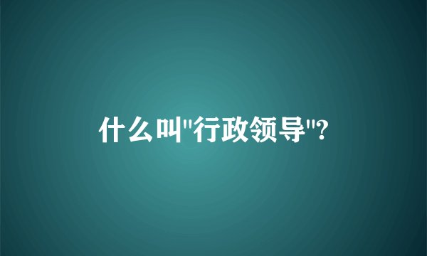 什么叫