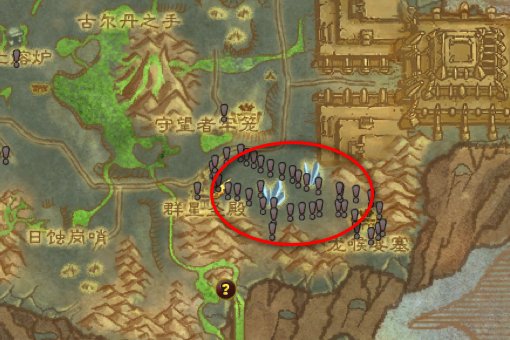 魔兽世界寻找奈尔萨拉库在哪我飞到上面也看不到啊！我飞行骑术已经大师了！最好发个图谢谢了！