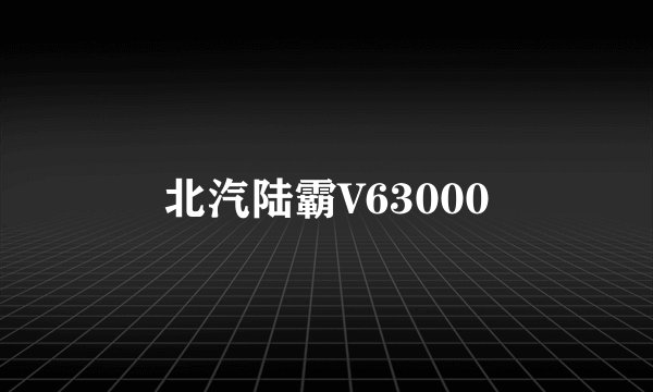 北汽陆霸V63000