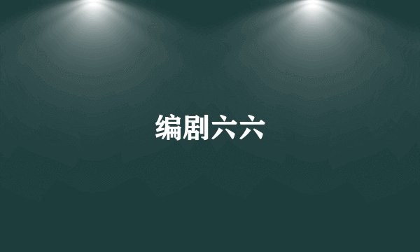 编剧六六