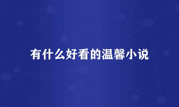 有什么好看的温馨小说