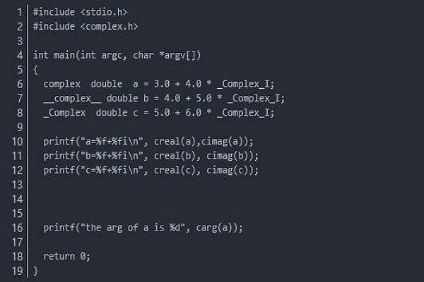 -complex在C语言中是什么意思呀！