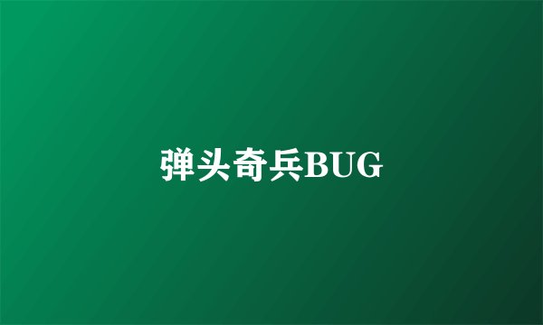 弹头奇兵BUG