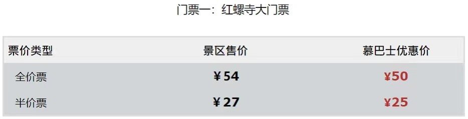 红螺寺优惠门票是多少?