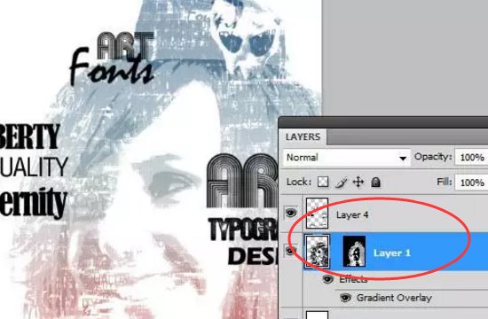 初学者ps制作海报步骤