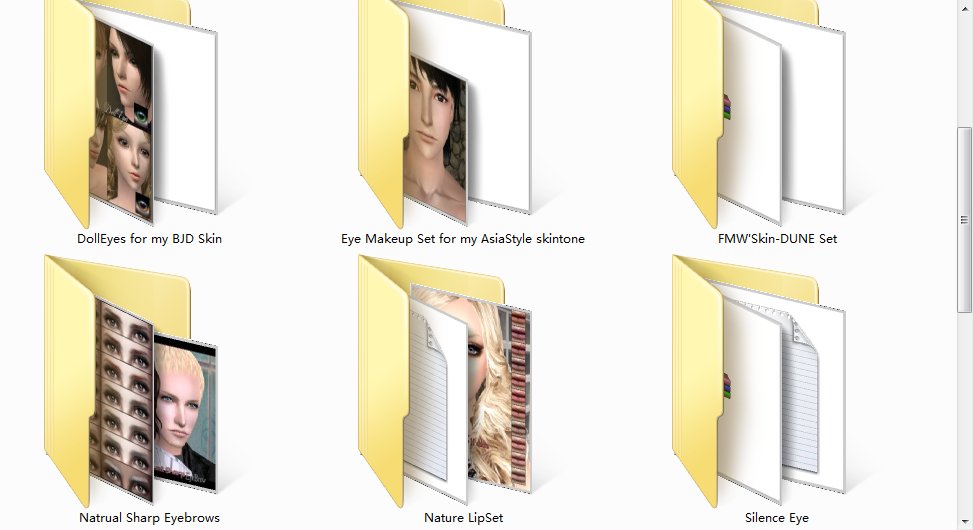 急球模拟人生2蜉蝣君的皮肤，化妆以及发型~！