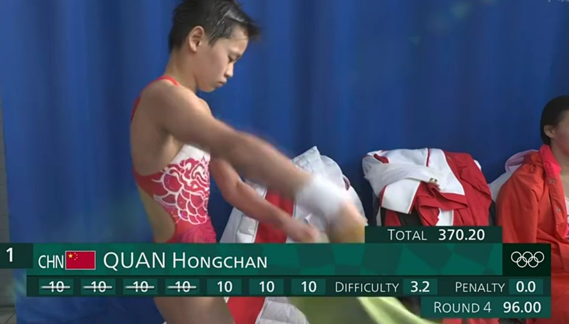 14岁全红婵夺冠，被场边教练高高举起，赛后她是如何回应的？