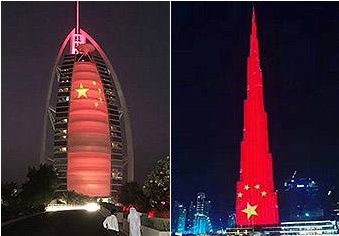 阿联酋再次点亮中国红，阿联酋与中国之间究竟有着怎样的深情友谊?