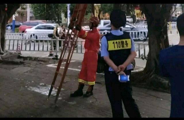 柳州外卖小哥怕处罚爬上树不肯下来，这具体是咋回事？